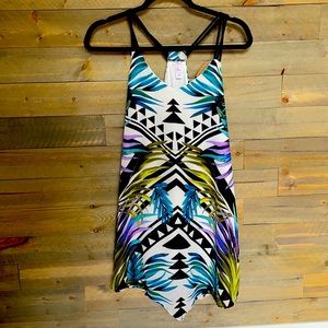 Tropical palm dress